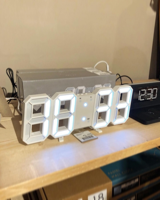 デジタル時計　セグロック